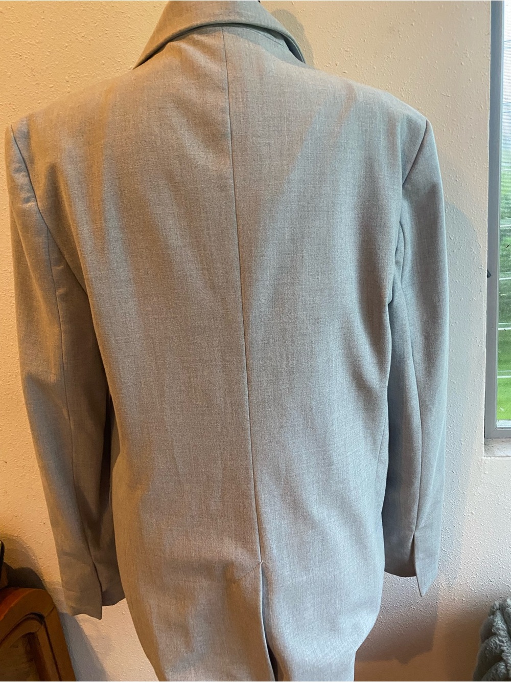 Bershka Grey Single-Breasted Tailored Blazer Jacket Size M women’s - Picture 6 of 8